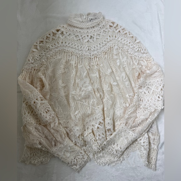 Rich Radi Qs NYC intricate Lace cutout Top - Picture 4 of 13